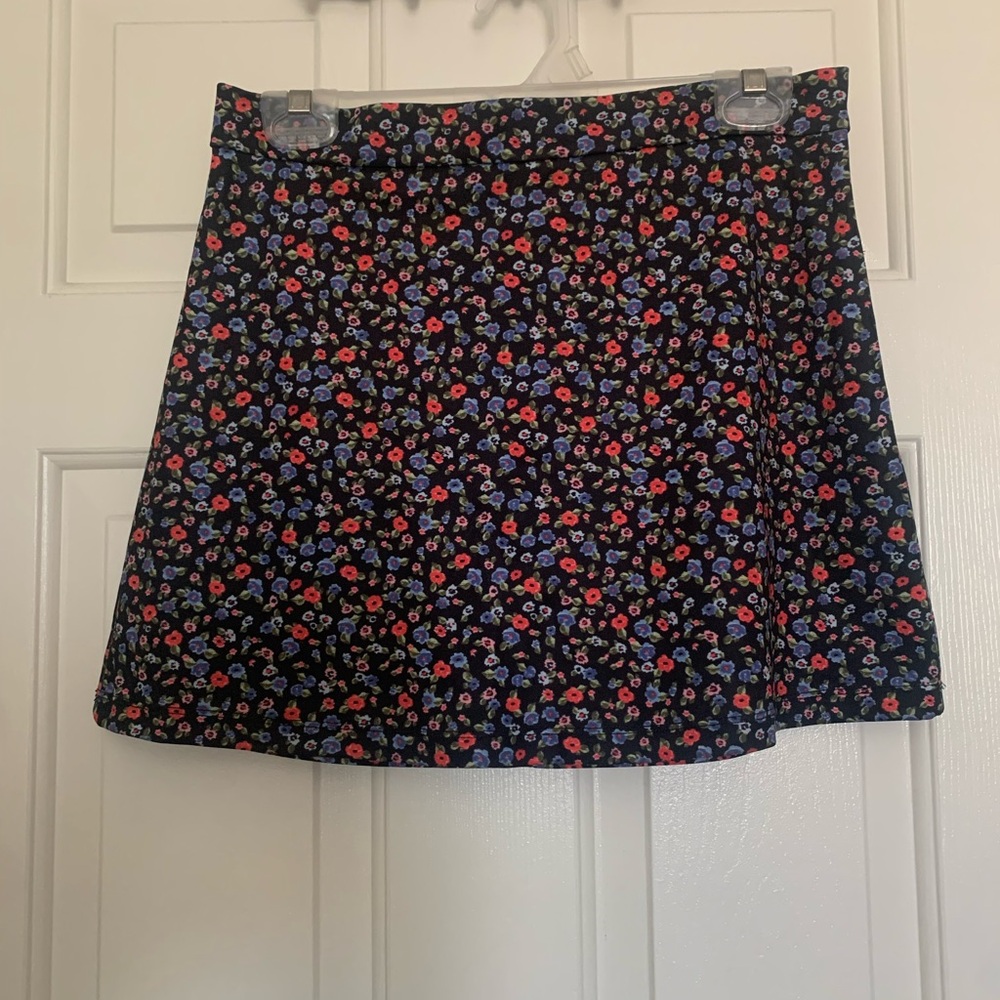 Forever 21 Floral Print Mini Skirt